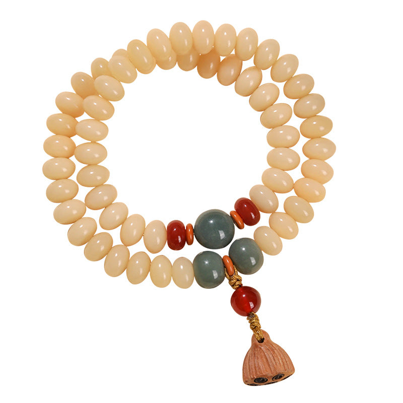 Lotus Bodhi Double Loop Bracelet
