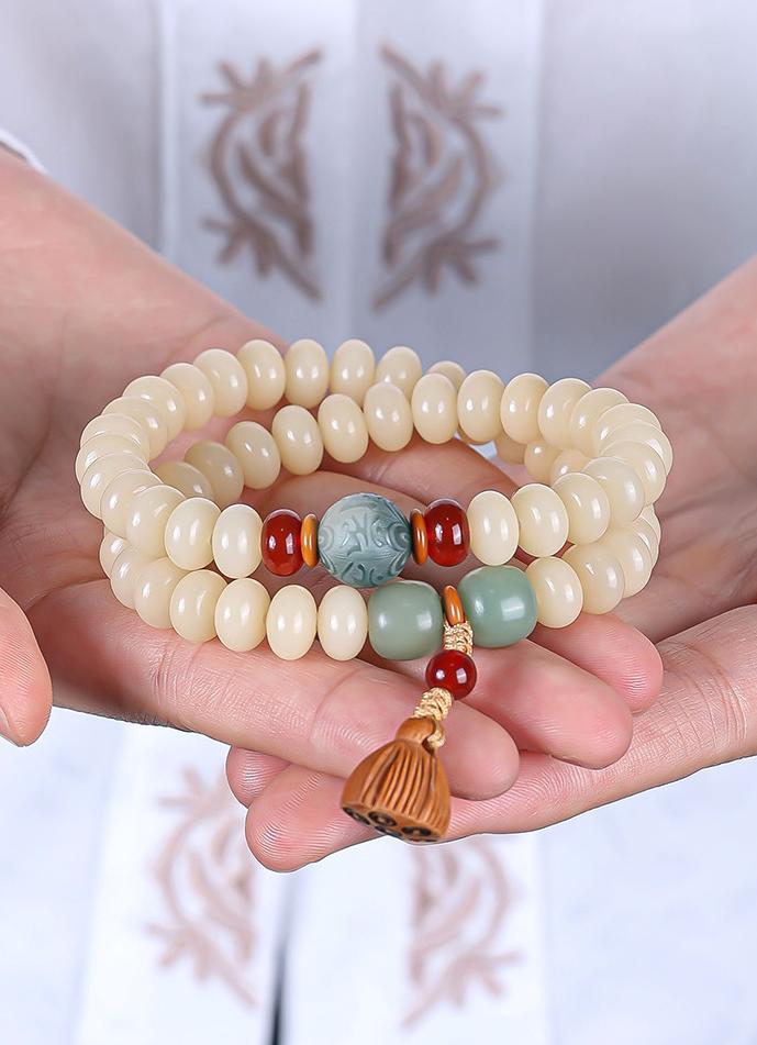 Lotus Bodhi Double Loop Bracelet