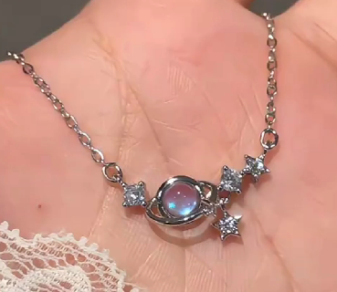 Moonstone Celestial Pendant