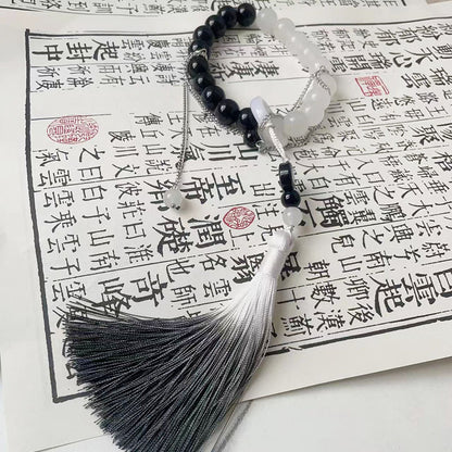 Tai Chi Traditional Glass Beads Bracelet