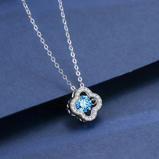 Sterling Silver Clover Openwork Pendant