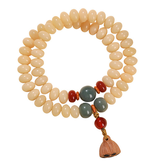 Lotus Bodhi Double Loop Bracelet