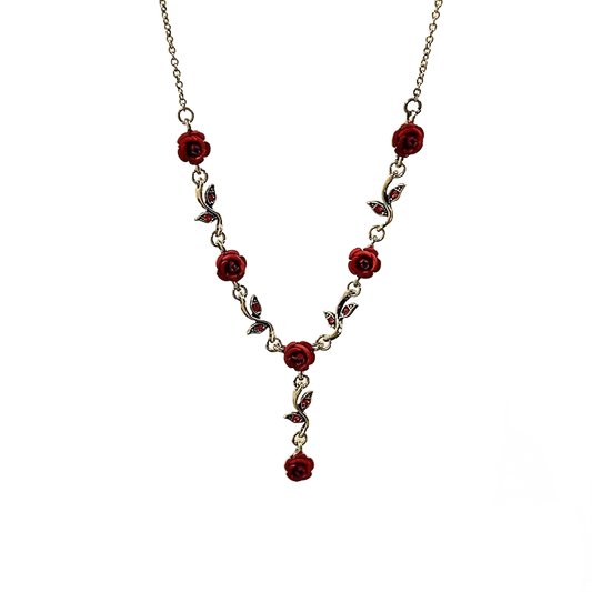 French Vintage Floral Jewelry Set Romantic Chic